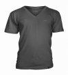 Photo1: Muscle Pharm Tshirts V-Neck Embroidered Grey  SALE (1)