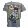 Photo1: The Ring T-shirt  La Motta Grey  SALE (1)