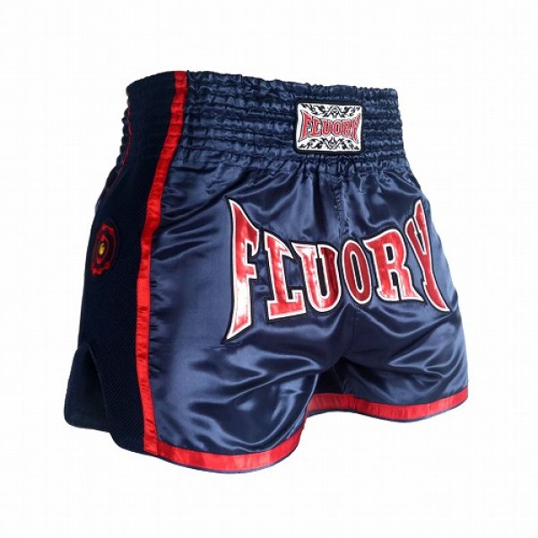 FLUORY Muay Thai Shorts MTSF22 Blue/Red