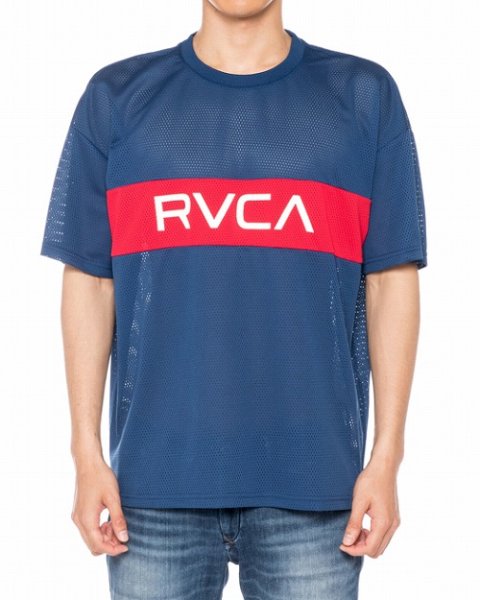 Photo1: RVCA T-Shirt RVCA DEALER SS Navy (1)