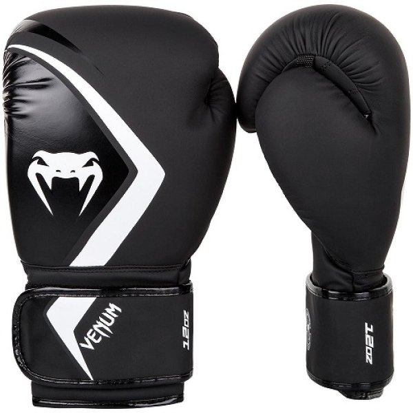 Photo1: VENUM Boxing Gloves CONTENDER 2.0 Black/Gray/White (1)