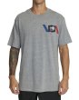 Photo2: RVCA x EVERLAST T-Shirt CM NY T2 Heather Gray (2)