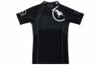 Photo4: BULL TERRIER Rashguard RANK 2.0 Short Sleeve Black (4)