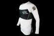 Photo2: BULL TERRIER Rashguard FUJIN Long Sleeve White (2)