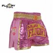 Photo2: FLUORY Muay Thai Shorts MTSF67 Pink (2)