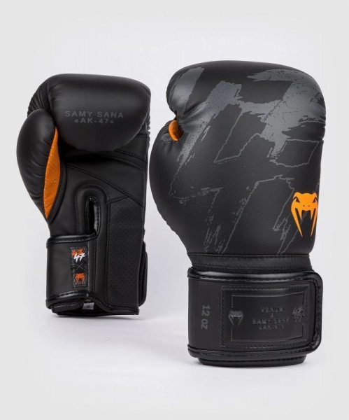 Photo1: VENUM Boxing Glove S47 Black/Orange (1)