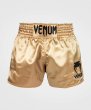 Photo1: VENUM Muay Thai Shorts CLASSIC Gold/Black (1)