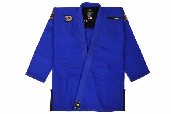 Photo1: DURO Jiu Jitsu Gi Classic Bronze Blue (1)