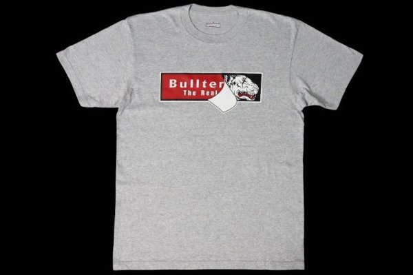 Photo1: BULL TERRIER T-Shirts STICKER Gray (1)