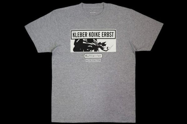 Photo1: BULL TERRIER x KLEBER KOIKE Kleber Koike Erbst T-Shirts Heather Gray (1)