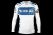 Photo1: BULL TERRIER Rashguard KARAJISHI 2.0 Long Sleeve White (1)