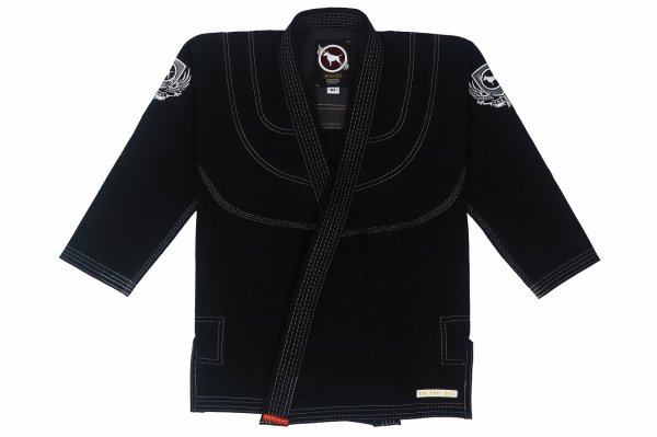 Photo1: BULLTERRIER KIDS Jiu Jitsu Gi ULTRA LIGHT R 2.0 Black (1)