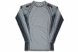 Photo4: BULL TERRIER Rashguard TRADITIONAL Long Sleeve Gray (4)