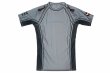 Photo4: BULL TERRIER Rashguard TRADITIONAL Short Sleeve Gray (4)