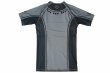 Photo5: BULL TERRIER Rashguard TRADITIONAL Short Sleeve Gray (5)