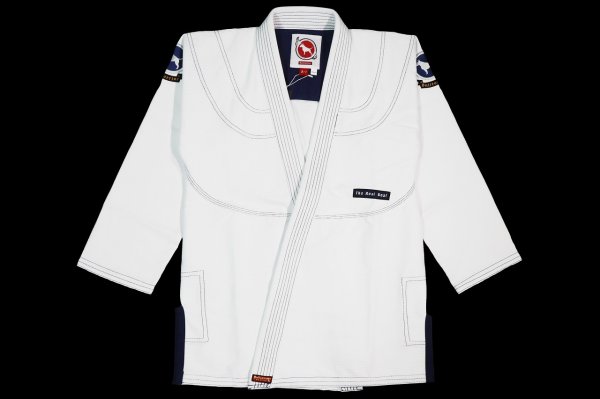 Photo1: BULLTERRIER Jiu Jitsu Gi BASIC R White (1)