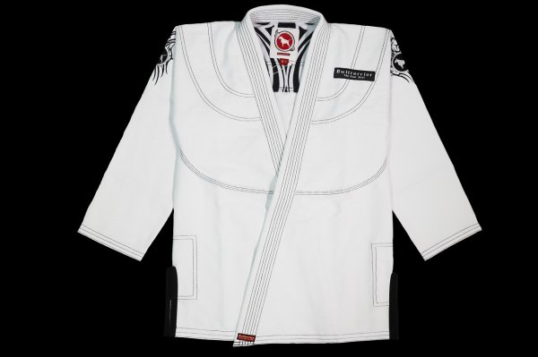 Photo1: BULLTERRIER Jiu Jitsu Gi TRIBAL R White (1)