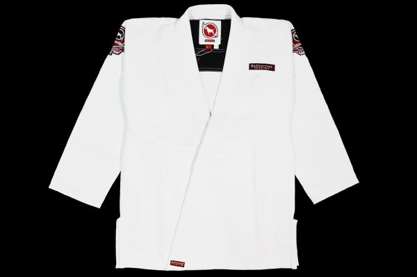 Photo1: BULLTERRIER Jiu Jitsu Gi MEDLIGHT R2.0 White (1)