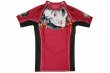 Photo4: BULL TERRIER Rashguard TSUNADEHIME Short Sleeve Vermilion (4)