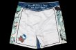 Photo5: BULL TERRIER Fight Shorts KARAJISHI White (5)