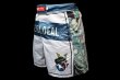 Photo2: BULL TERRIER Fight Shorts KARAJISHI White (2)