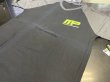 Photo3: Muscle Pharm V-neck Baseball Short Sleeve Black  SALE (3)