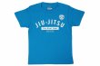 Photo1: BULL TERRIER Kids T-Shirts Jiu-Jitsu Turquoise (1)