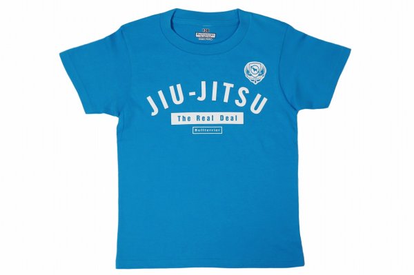 Photo1: BULL TERRIER Kids T-Shirts Jiu-Jitsu Turquoise (1)