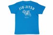 Photo2: BULL TERRIER Kids T-Shirts Jiu-Jitsu Turquoise (2)