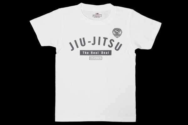 Photo1: BULL TERRIER Kids T-Shirts Jiu-Jitsu White (1)