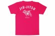 Photo2: BULL TERRIER Kids T-Shirts Jiu-Jitsu Pink (2)