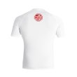 Photo2: MOYA BRAND Rashguard Combat Club Short Sleeve White (2)