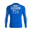 Photo2: MOYA BRAND Rashguard Rank 24 Long Sleeve Blue (2)