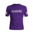 Photo1: MOYA BRAND Rashguard Rank 24 Short Sleeve Purple (1)