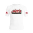 Photo1: MOYA BRAND Rashguard Combat Club Short Sleeve White (1)