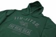 Photo3: BULL TERRIER Hoodie Parka JIU-JITSU Green (3)