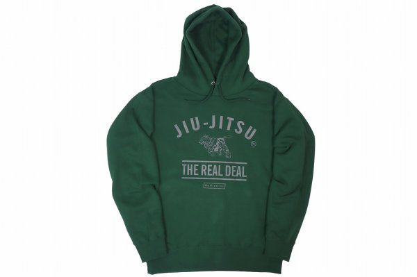 Photo1: BULL TERRIER Hoodie Parka JIU-JITSU Green (1)