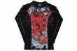 Photo5: BULL TERRIER Rashguard ASHURA Long Sleeve Black (5)