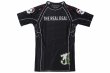 Photo4: BULL TERRIER Rashguard ASHURA Short Sleeve Black (4)