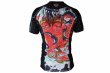 Photo3: BULL TERRIER Rashguard ASHURA Short Sleeve Black (3)