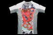 Photo5: BULL TERRIER Rashguard ASHURA Short Sleeve White (5)