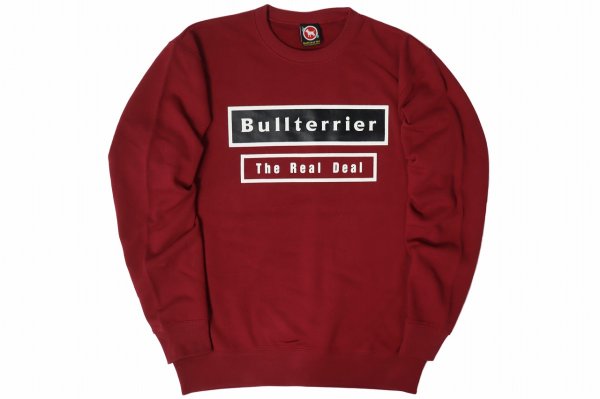 Photo1: Bull Terrier Sweatshirt WBOX Wine (1)