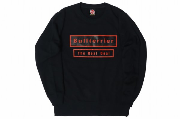 Photo1: BULL TERRIER Sweatshirt WBOX Black/Red/Black (1)