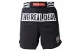 Photo1: BULL TERRIER Fight Shorts ZEBRA Black (1)