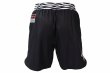 Photo3: BULL TERRIER Fight Shorts ZEBRA Black (3)