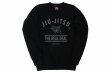 Photo1: BULL TERRIER Sweatshirt Jiu-Jitsu Black (1)