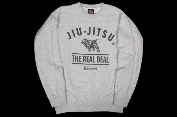 Photo1: BULL TERRIER Sweatshirt Jiu-Jitsu Ash (1)