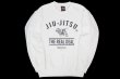 Photo1: BULL TERRIER Sweatshirt Jiu-Jitsu White (1)