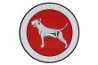 Photo2: BULLTERRIER Patch CIRCLE Logo (2)