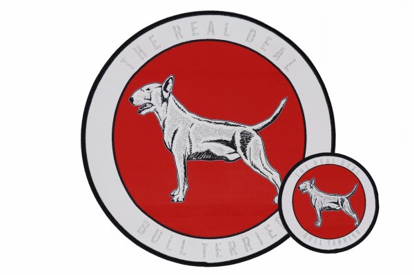 Photo1: BULLTERRIER Patch CIRCLE Logo (1)